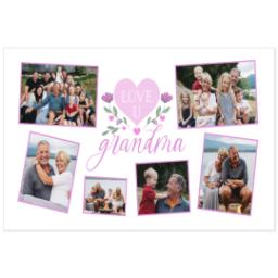 Thumbnail for Custom Stainless Steel Water Bottle - Black with Grandma is Loved design 2