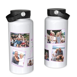 32oz Photo Water Bottles with Grandma is Loved design