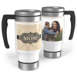 Thumbnail for 14oz Stainless Steel Travel Photo Mug with Best Mom Ever design 1