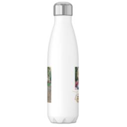 Thumbnail for 17oz Slim Water Bottle with Bright Thoughts Gold design 2