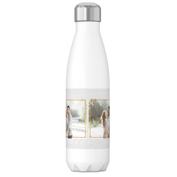 17oz Slim Water Bottle with Captured Moments design