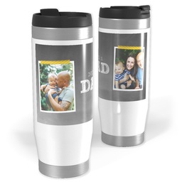 14oz Personalized Travel Tumbler with Chalkboard Dad design