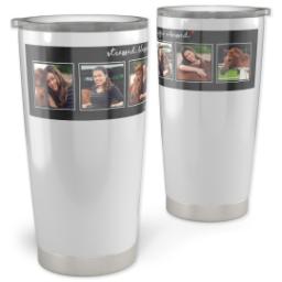 Thumbnail for Vacuum Travel Tumbler, 20oz with Coffee Obsessed design 1