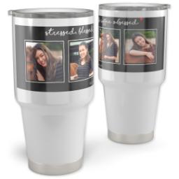 Thumbnail for 30oz Personalized Travel Tumber with Coffee Obsessed design 1