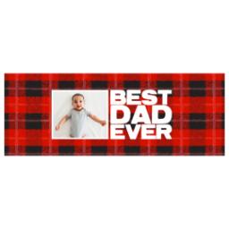 Thumbnail for Stainless Steel Tumbler, 14oz with Cozy Flannel Dad design 2