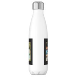 Thumbnail for 17oz Slim Water Bottle with Family Feelings Black design 2