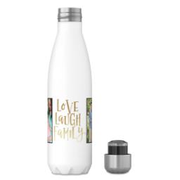 Thumbnail for 17oz Slim Water Bottle with Family Feelings Gold design 4