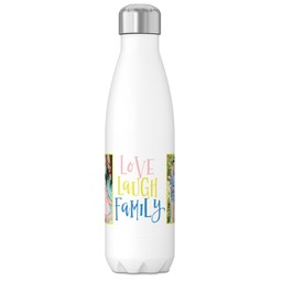 17oz Slim Water Bottle with Family Feelings Multi design
