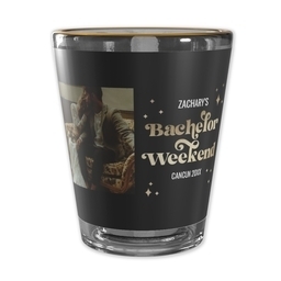 Shot Glass With Gold Rim with And You design