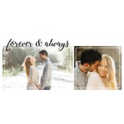 Thumbnail for 14oz Stainless Steel Travel Photo Mug with Forever & Always In Cursive design 2