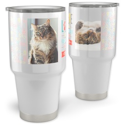 30oz Personalized Travel Tumber with Four Legged-Word design