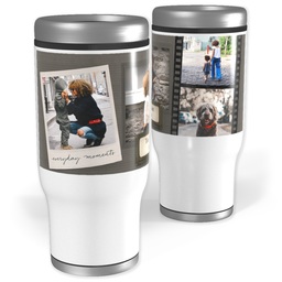 Stainless Steel Tumbler, 14oz with Freeze Frame design