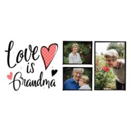 Thumbnail for Premium Tumbler Photo Travel Mug, 14oz with Grandma Hearts design 2