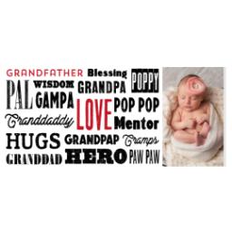 Thumbnail for 14oz Personalized Travel Tumbler with Grandpa Word Collage design 2