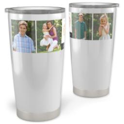 Thumbnail for Vacuum Travel Tumbler, 20oz with Heart Wishes design 1