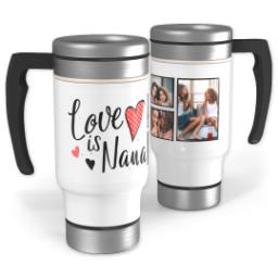 Thumbnail for 14oz Stainless Steel Travel Photo Mug with Love is Nana design 1