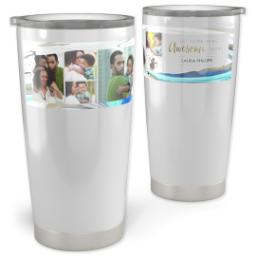 Thumbnail for Vacuum Travel Tumbler, 20oz with Modern Abstract design 1