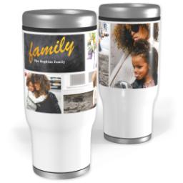 Thumbnail for Stainless Steel Tumbler, 14oz with Modern Chalkboard design 1