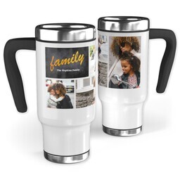 14oz Stainless Steel Travel Photo Mug with Modern Chalkboard design