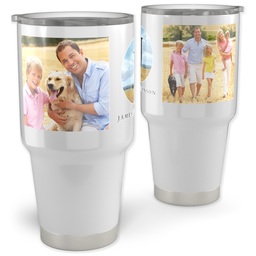 30oz Personalized Travel Tumber with Modern Landscape design