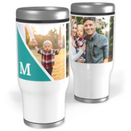 Thumbnail for Stainless Steel Tumbler, 14oz with Modern Triangle design 1