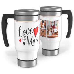 Thumbnail for 14oz Stainless Steel Travel Photo Mug with Mom Hearts design 1