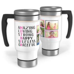 Thumbnail for 14oz Stainless Steel Travel Photo Mug with Mother design 1