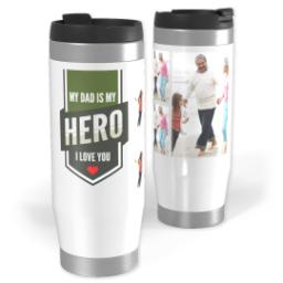 Thumbnail for 14oz Personalized Travel Tumbler with My Hero design 1