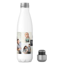 Thumbnail for 17oz Slim Water Bottle with Our Monogram Black design 4