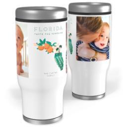 Thumbnail for Stainless Steel Tumbler, 14oz with Scenic View Florida design 1