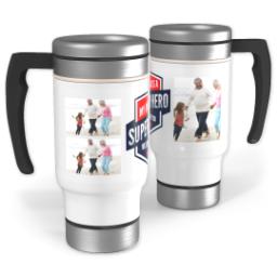 Thumbnail for 14oz Stainless Steel Travel Photo Mug with Super Hero Dad design 1