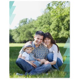 11x14 Metal Photo Wall Decor with Translucent Arrows design