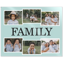 8x10 Acrylic Wall Art with Family Collage design