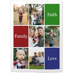 26x36 Indoor/Outdoor Wall Tapestry with Family Color Love design