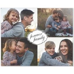 8x10 Acrylic Wall Art with Forever Family Emblem design