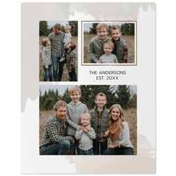 11x14 Metal Photo Wall Decor with Simple Frame design
