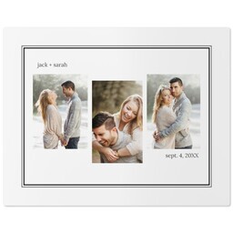 11x14 Metal Photo Wall Decor with Within Borders design