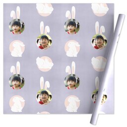 Wrapping Paper - 24x72in sheet with A Bunny Time Of Year design