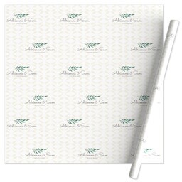 Wrapping Paper - 24x72in sheet with Botanical Union design