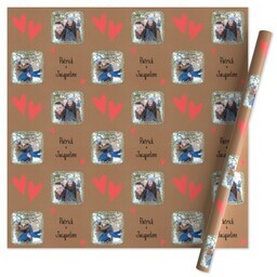 Wrapping Paper - 24x72in sheet with Branching Into Love  design