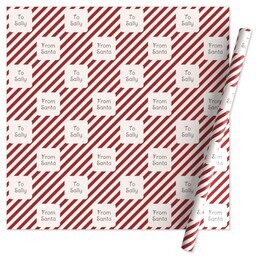 Wrapping Paper - 24x72in sheet with Candy Cane Stripes  design