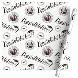 Wrapping Paper - 24x72in sheet with Congrats To The Grad design