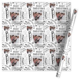 Wrapping Paper - 24x72in sheet with Merry Merry Christmas design