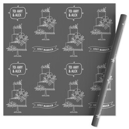 Wrapping Paper - 24x72in sheet with Modern Tier design