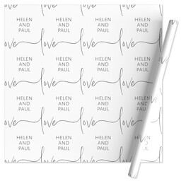 Wrapping Paper - 24x72in sheet with Simply Love design