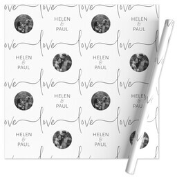 Wrapping Paper - 24x72in sheet with Simply Us In Love design