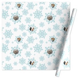 Wrapping Paper - 24x72in sheet with Snowed In design